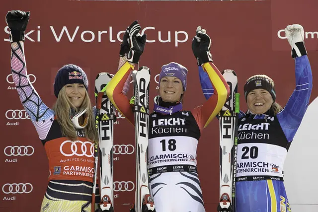 Lindsey Vonn, Maria Riesch, Anja Paerson w Ga-Pa, zdjęcie 12
