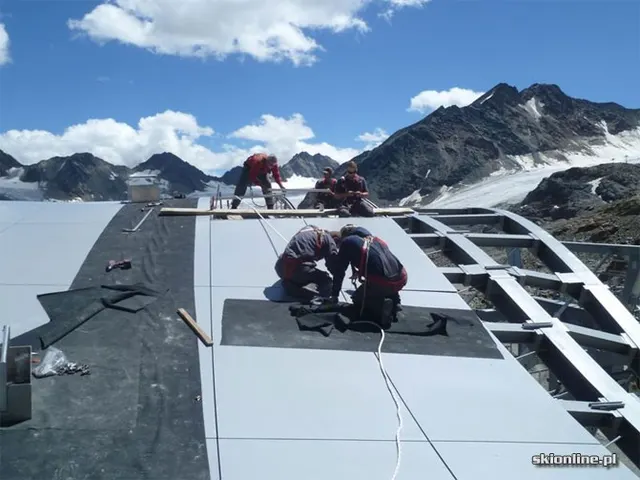 Nowa gondola na lodowcu Pitztal, zdjęcie 12
