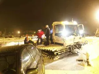 Jak zwykle przygotowanie stoku zaczyna się po godz. 22:00