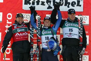 Od lewej: Maier, Rahlver, Walchhofer
