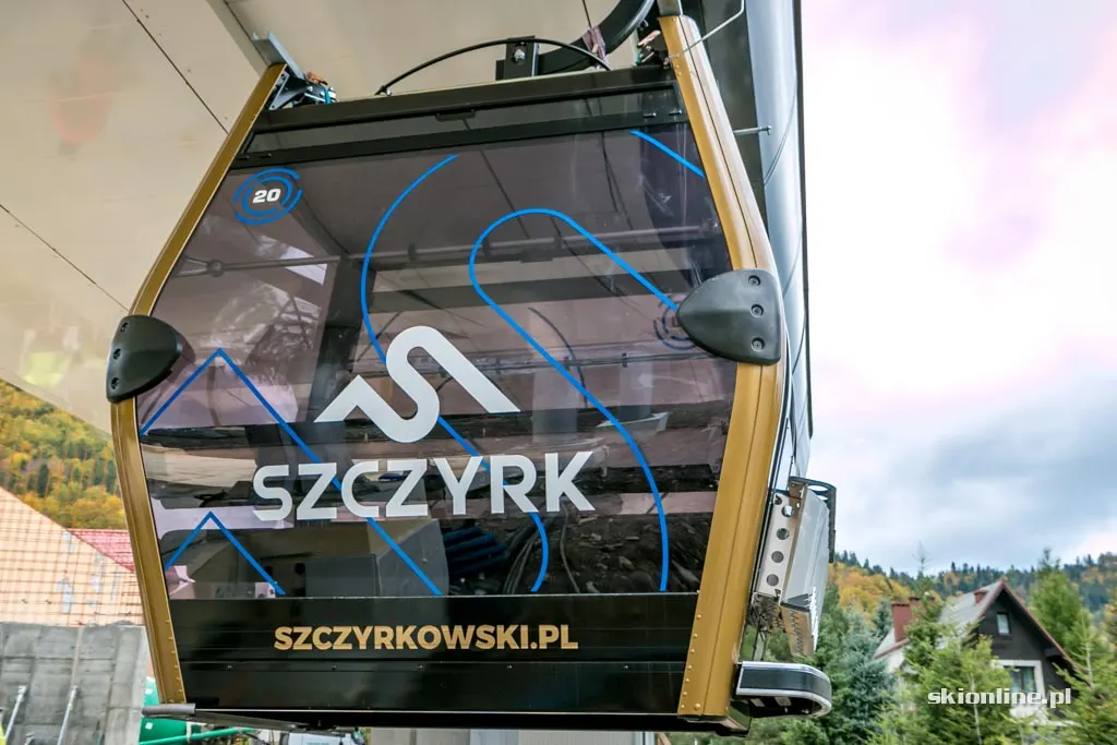 SON - pierwsza gondola w Szczyrku