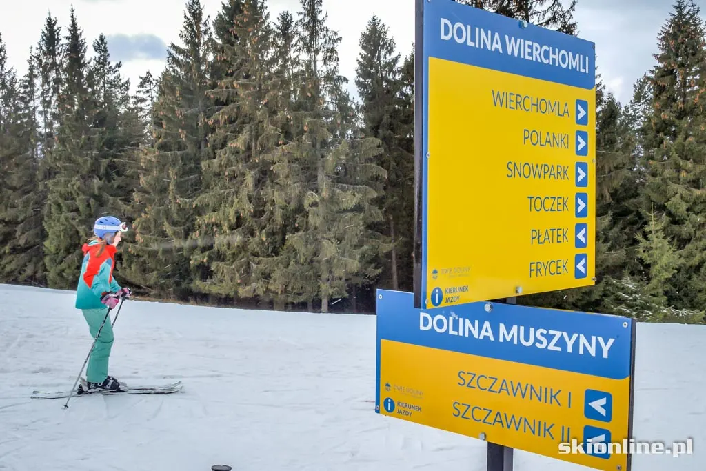 Dwie Doliny. Warunki narciarskie luty 2016, zdjęcie 14