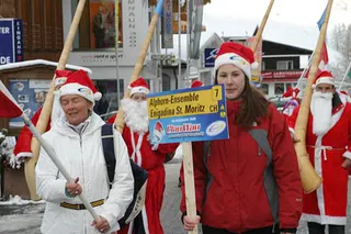 Alphorn: Ensemble Engiadina St. Moritz, Szwajcaria