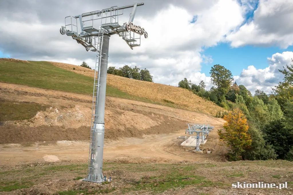 Ski Arena Zieleniec: budowa czerwonej kanapy, zdjęcie 14
