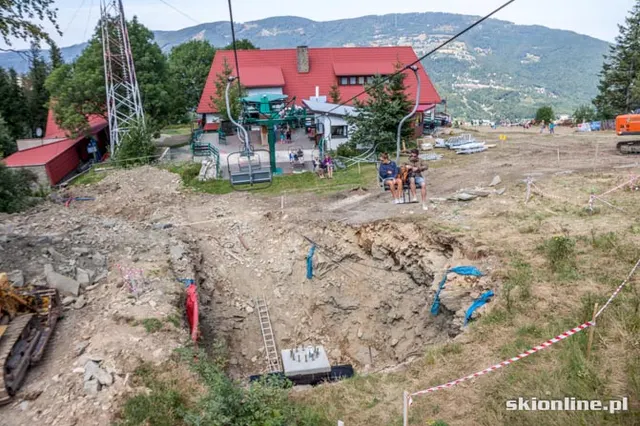 Szczyrk Skrzyczne: budowa nowego krzesła, zdjęcie 19