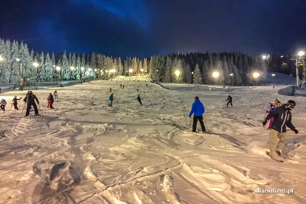 Czarna Góra Resort: narty wieczorową porą fot/J.Ciszak, zdjęcie 10