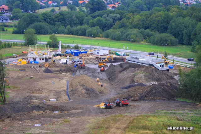 Dębowiec budowa ośrodka narciarskiego, zdjęcie 9