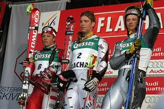 Podium Solbakken, Raich, Blardone