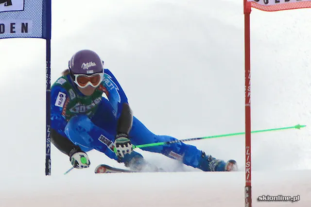 Tina Maze: slalom gigant I przejazd, zdjęcie 10