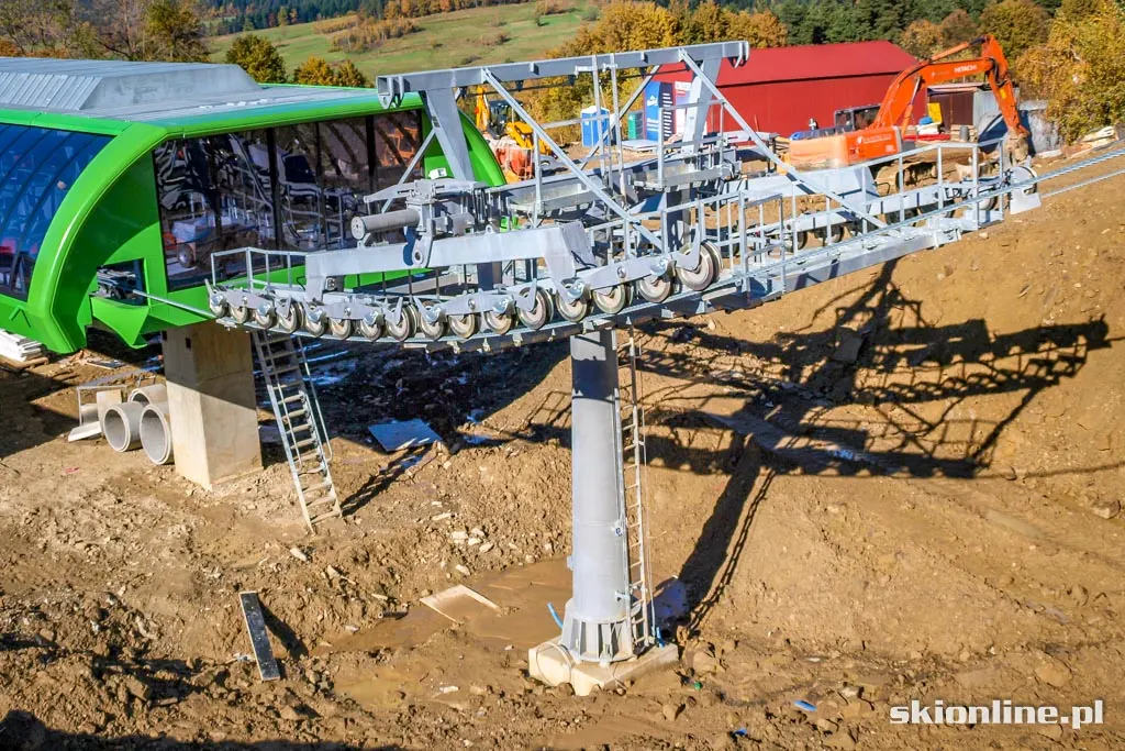 Stacja Kasina-Ski: budowa nowej kolei, zdjęcie 4