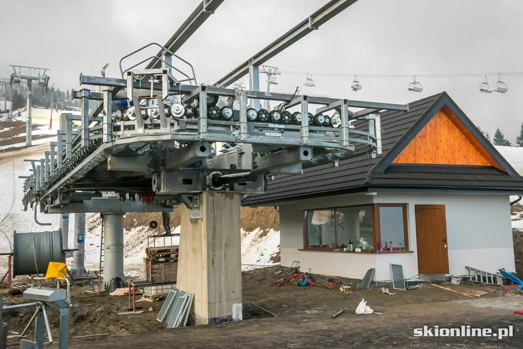 Pilsko w Korbielowie budowa kolei na Buczynkę, zdjęcie 15