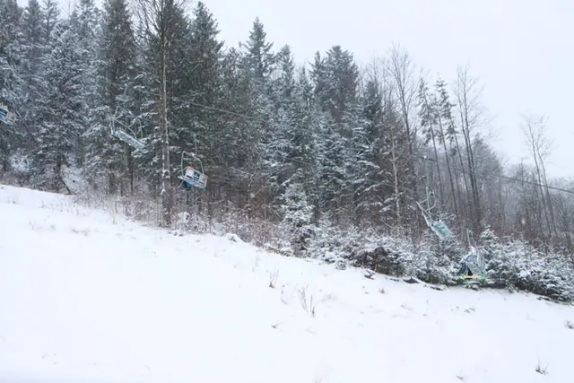 Naśnieżanie dolnego odcinka trasy nr 1 10.12.2010, zdjęcie 1