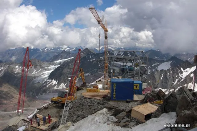 Nowa gondola na lodowcu Pitztal, zdjęcie 9
