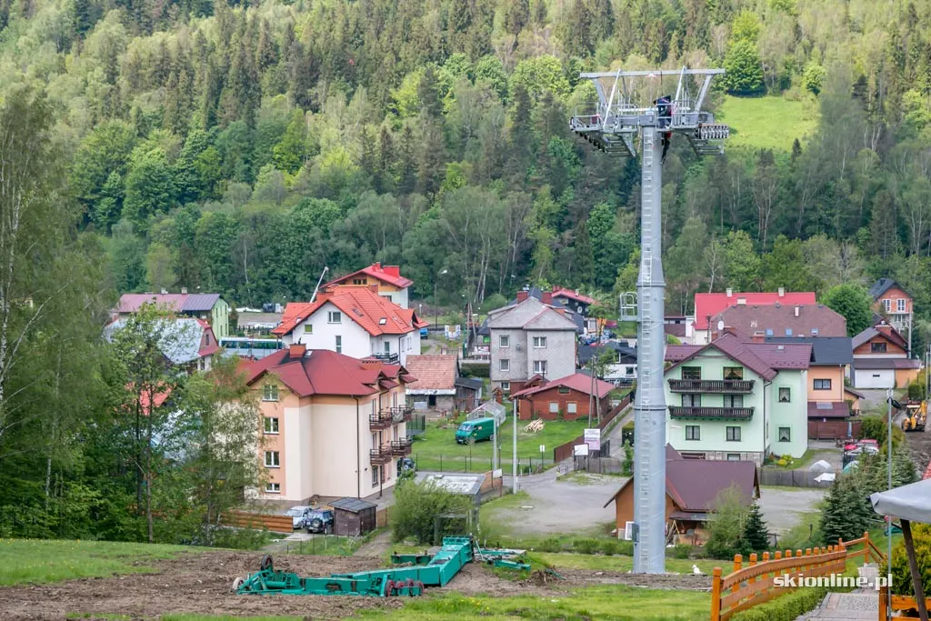 Zdjęcie 31 z galerii COS Szczyrk: budowa nowej 4-os. kolei (maj 2017)