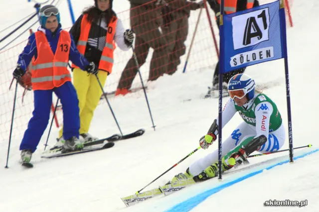 Sölden: slalom gigant I przejazd, zdjęcie 26