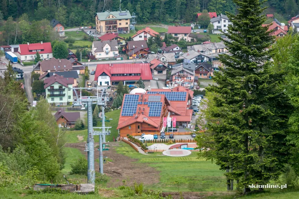 Zdjęcie 7 z galerii COS Szczyrk: budowa nowej 4-os. kolei (maj 2017)