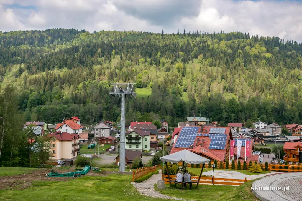 Zdjęcie 30 z galerii COS Szczyrk: budowa nowej 4-os. kolei (maj 2017)
