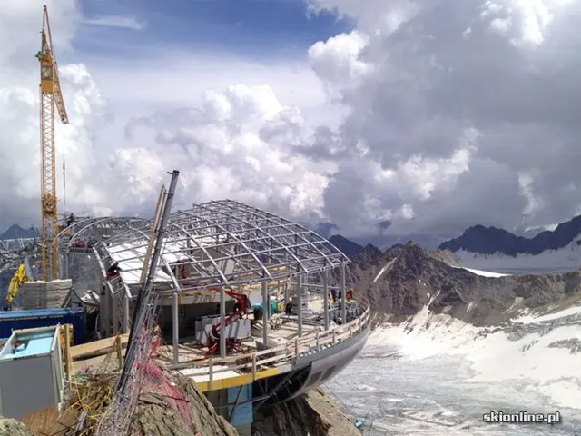 Nowa gondola na lodowcu Pitztal, zdjęcie 17