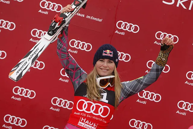 Lindsey Vonn zjazd w Haus, zdjęcie 7