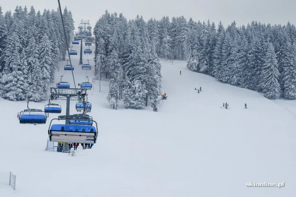 Zieleniec Ski Arena - Nartorama, zima w pełni