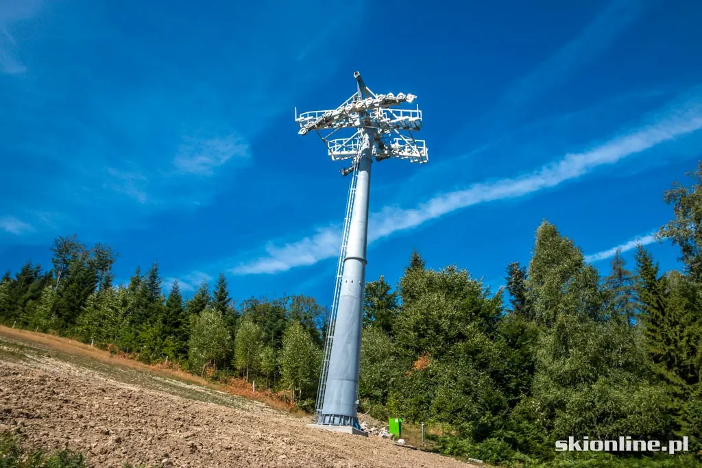 Czarny Groń: budowa 4-os. kolei, zdjęcie 16