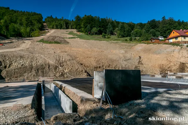 Szczyrk budowa stacji narciarskiej Beskid, zdjęcie 1