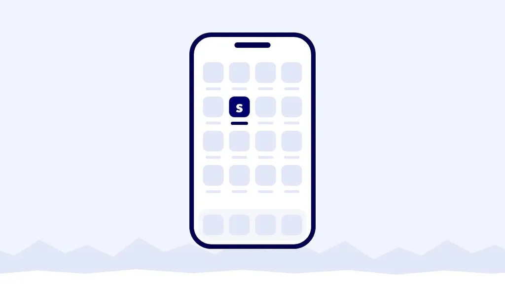 Ikona skionline.pl na ekranie głównym telefonu