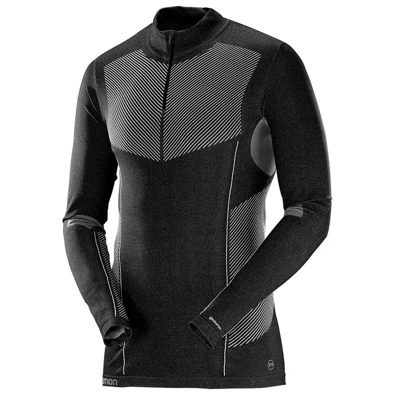 Salomon Primo Warm LS HZ Seamless Tee M