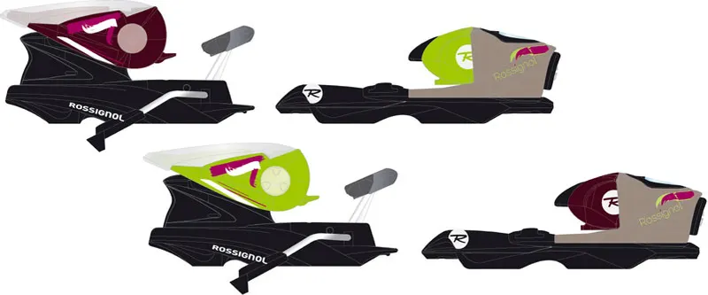 Rossignol Saphir 110 S TPI2 Purple Green Assymetrical