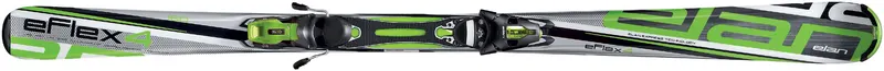 Elan E/Flex 4 silver/green plate