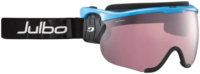 Julbo Sniper L (Cat 0 + 2 + 3) shiny blue / Black Screen Clear