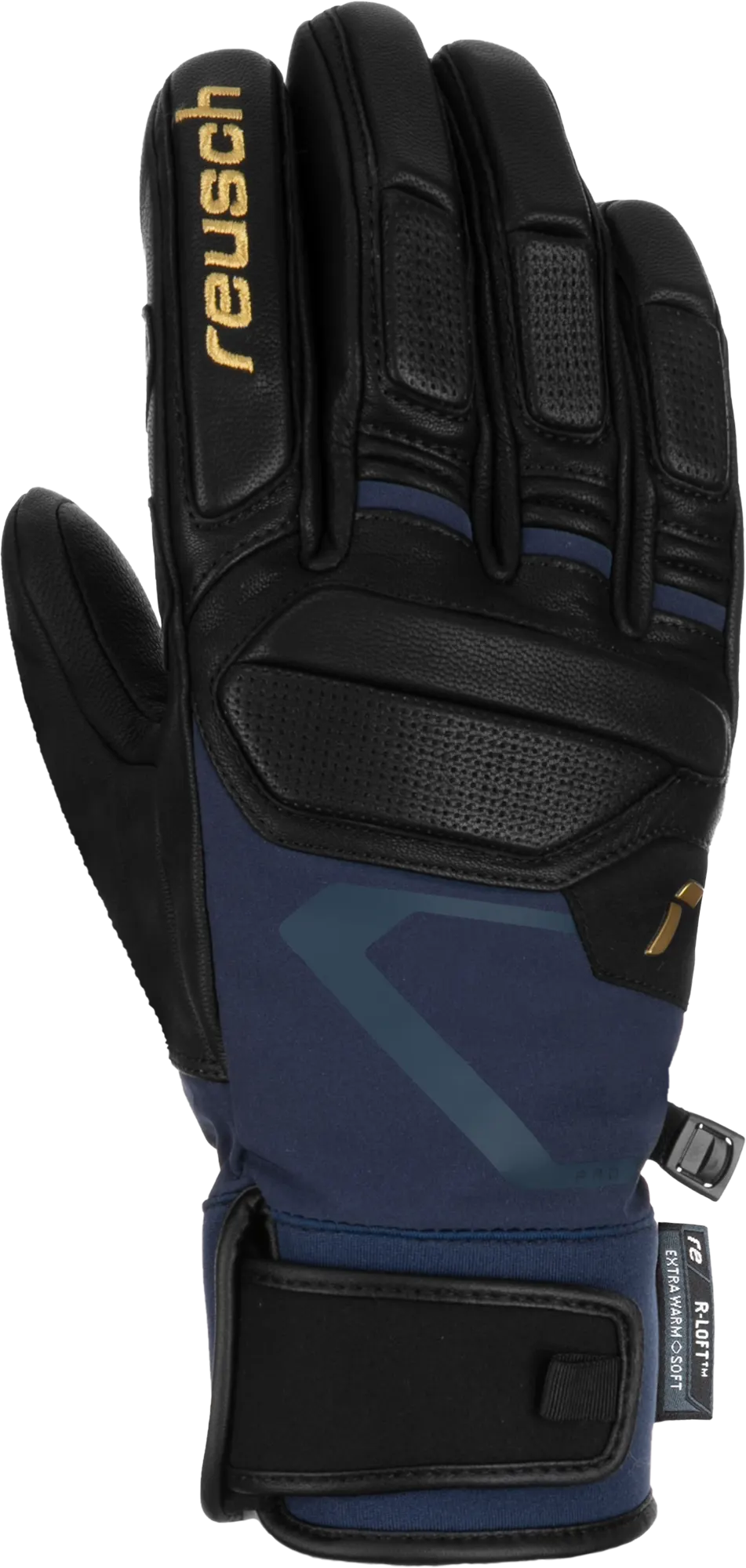Reusch Pro RC, kolor Black-Dress-Blue-Gold