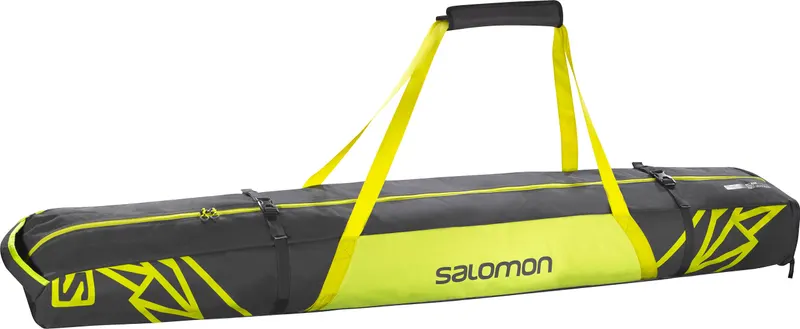 Salomon Extend 2PAIRS 175+20 Skibag Asphalt | Yuzu Yellow