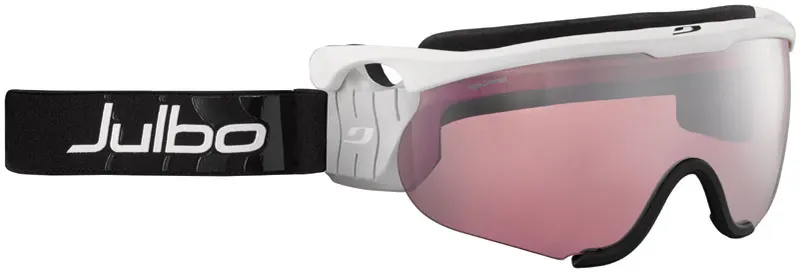 Julbo Sniper M (Cat 0 + 2 + 3) Whitemat Screen Clear / Vermilion
