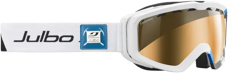 Julbo Orbiter II (Cat 2 to 4) White / Blue + Silver Flash