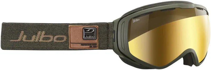 Julbo Titan (Cat 2 to 4) Khaki + Gold Flash