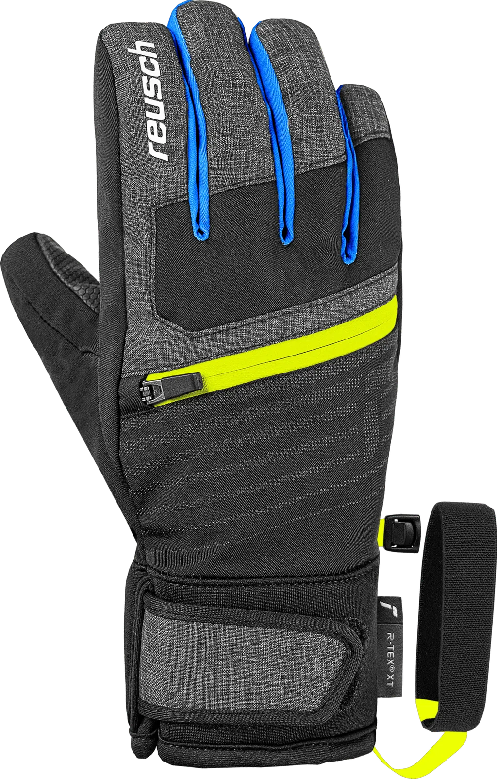 Reusch Leo R-TEX® XT Junior, kolor Black-Grey-Yellow