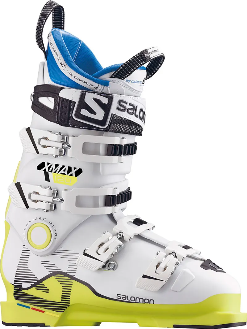 Salomon X Max 120 white/acide green/blue