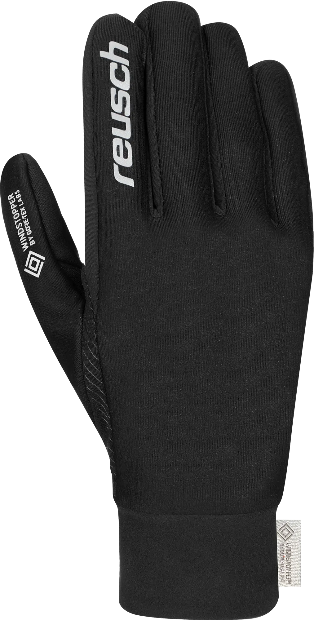 Reusch Karayel WINDSTOPPER® Touch-TEC Junior, kolor Black-Silver