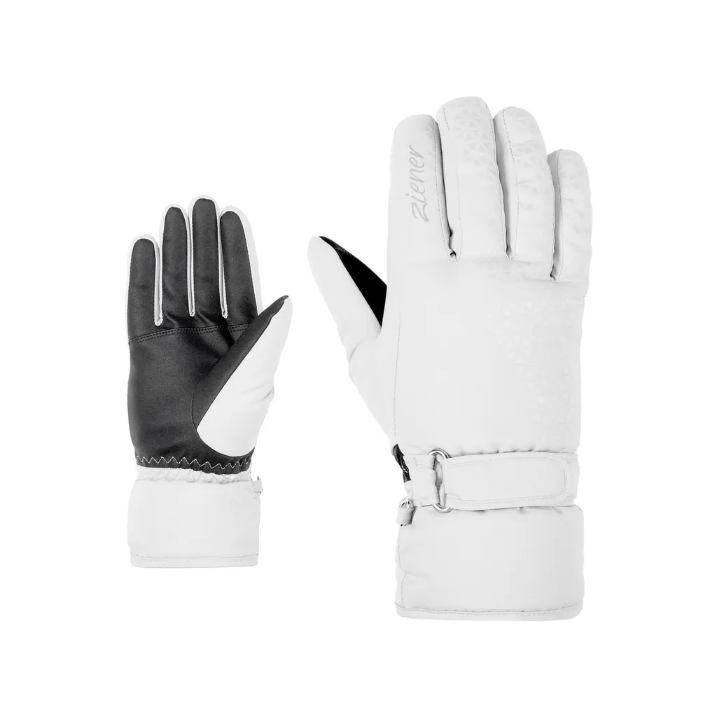 Ziener Kisar-Z AS® glove lady, kolor white