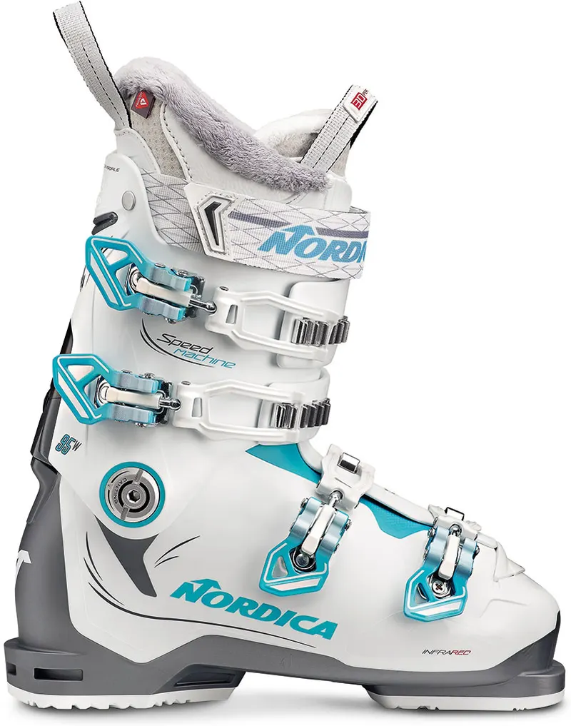 Nordica Speedmachine 95 W Anthracite/White/Light Blue