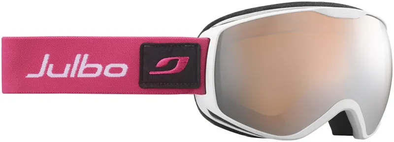 Julbo Ison (Cat 3) White / Rose Orange Screen + Silver Flash