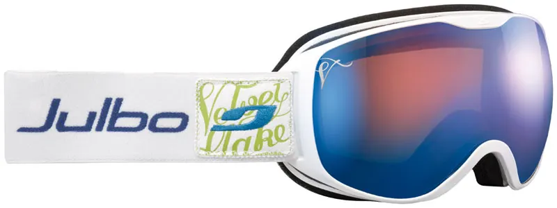 Julbo Pioneer (Cat 3) White Orange Screen + Blue Flash