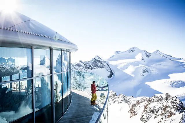 Café 3.440 na Lodowcu Pitztal