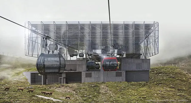 Nowa gondola Giggijochbahn w Sölden