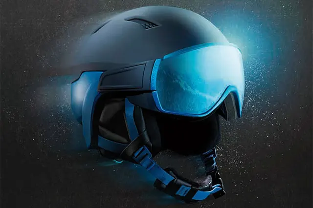Kask i gogle Salomon dla bezpieczeństwa