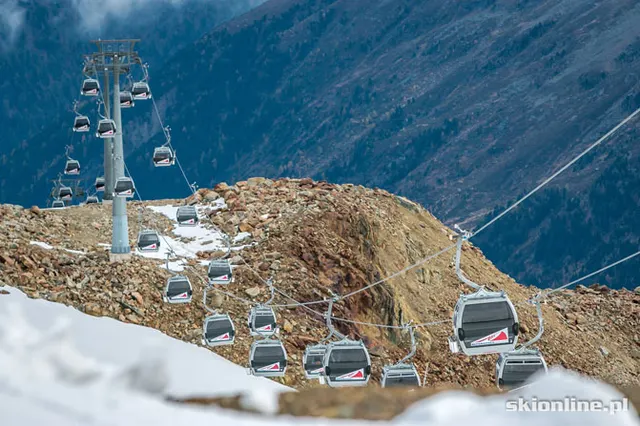 Sölden - dwa lodowce w jeden dzień fot. J.Ciszak