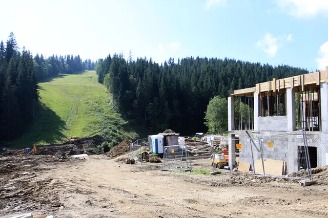 Suche - budowa nowej stacji fot. skionline.pl