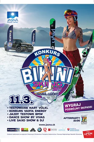 BIKINI SKIING 2017 w Jasnej pod Chopokiem z wiosennym słońcem i znakomitą muzyką z lat 50.