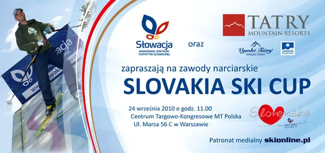 Słowacja w Warszawie: zapraszamy na narty
